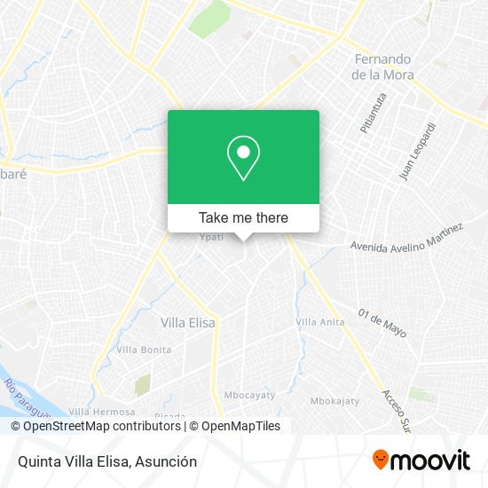 Quinta Villa Elisa map