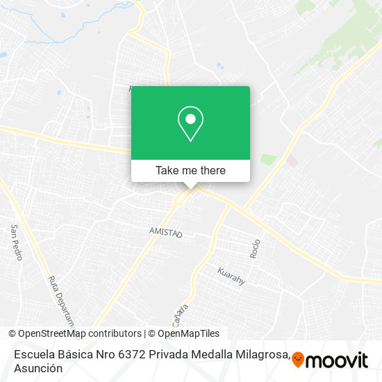 Mapa de Escuela Básica Nro 6372 Privada Medalla Milagrosa