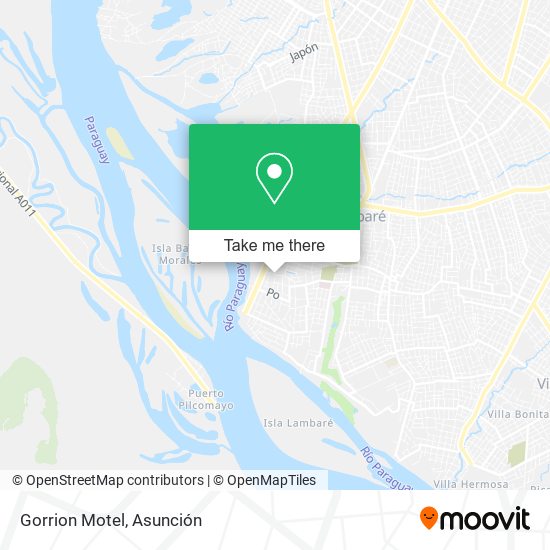 Gorrion Motel map