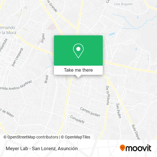 Mapa de Meyer Lab - San Lorenz