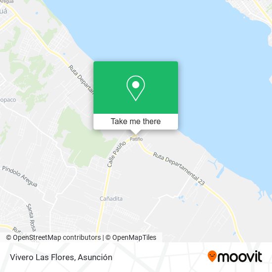 Mapa de Vivero Las Flores