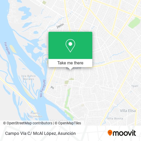 Mapa de Campo Vía C/ McAl López