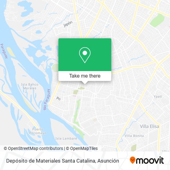 Mapa de Depósito de Materiales Santa Catalina
