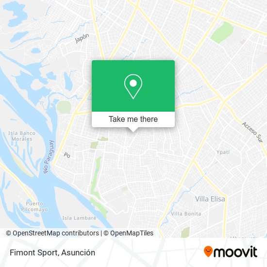 Fimont Sport map