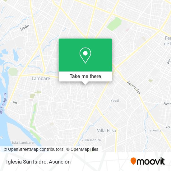 Mapa de Iglesia San Isidro