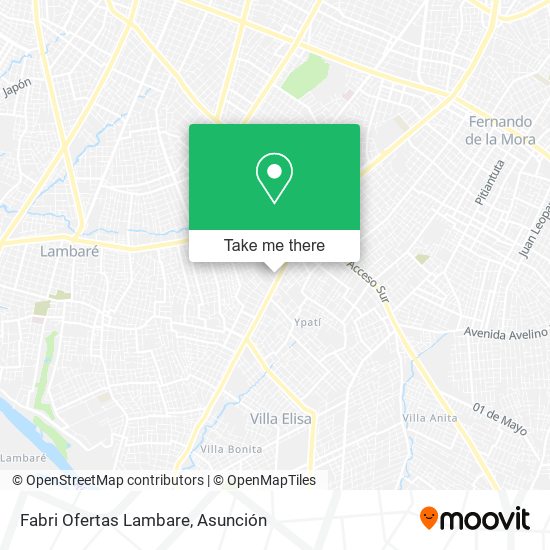 Mapa de Fabri Ofertas Lambare