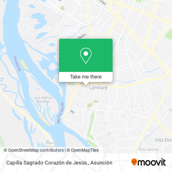 Mapa de Capilla Sagrado Corazón de Jesús.