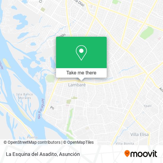 La Esquina del Asadito map