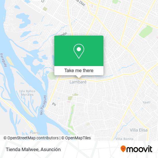 Tienda Malwee map