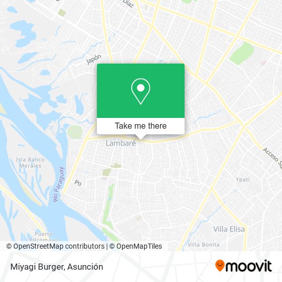 Miyagi Burger map