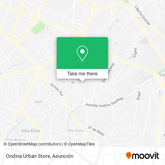 Ondina Urban Store map