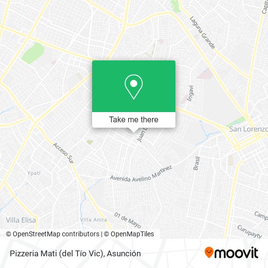 Pizzeria Mati (del Tío Vic) map