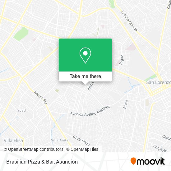 Brasilian Pizza & Bar map