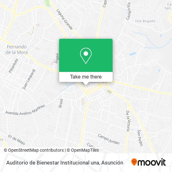 Auditorio de Bienestar Institucional una map
