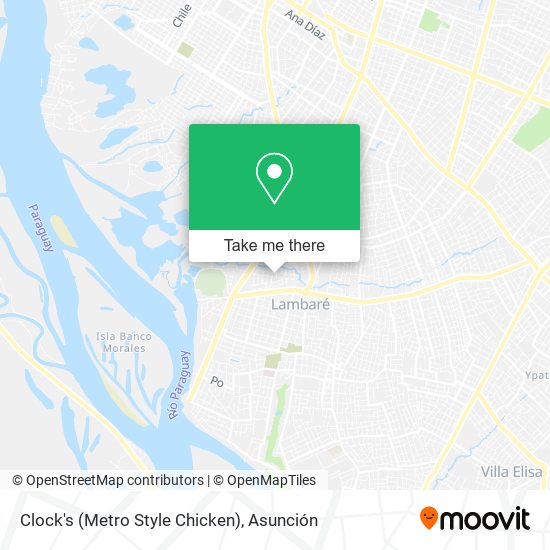 Clock's (Metro Style Chicken) map