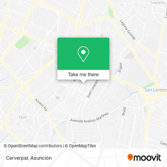Mapa de Cerverpar