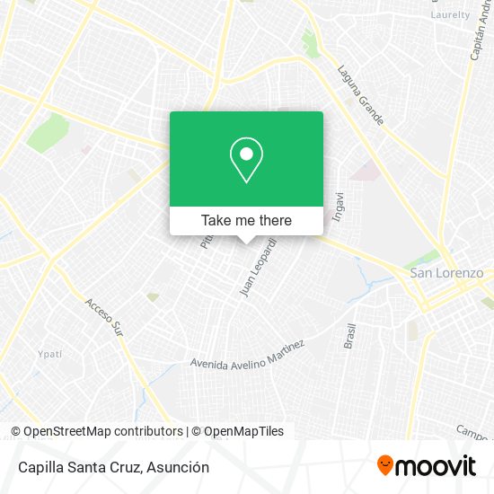 Capilla Santa Cruz map