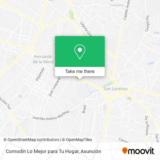 Comodín Lo Mejor para Tu Hogar map