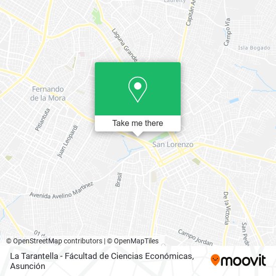 La Tarantella - Fácultad de Ciencias Económicas map