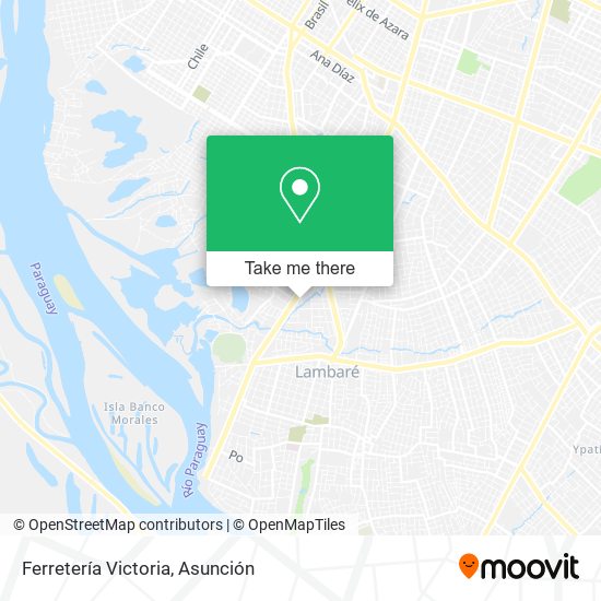 Mapa de Ferretería Victoria