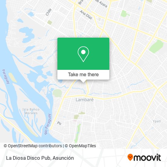 Mapa de La Diosa Disco Pub