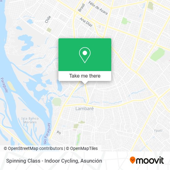 Mapa de Spinning Class - Indoor Cycling