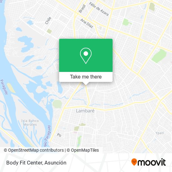 Body Fit Center map