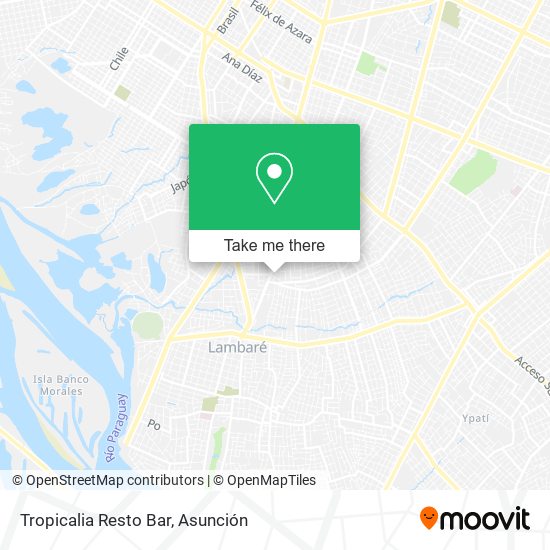 Mapa de Tropicalia Resto Bar