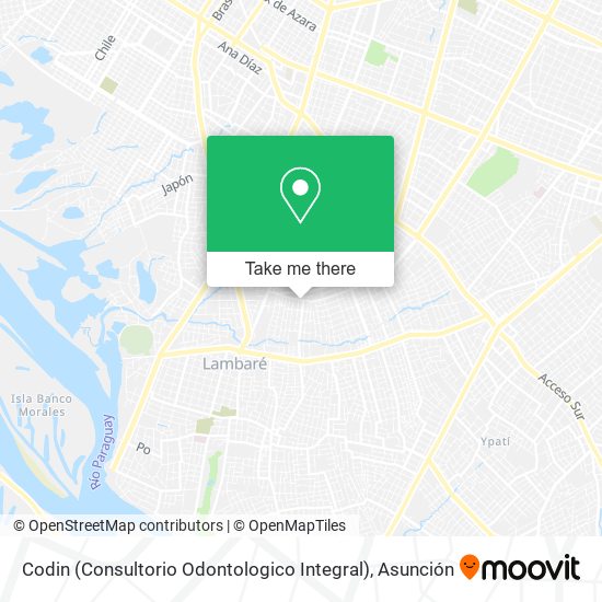 Mapa de Codin (Consultorio Odontologico Integral)