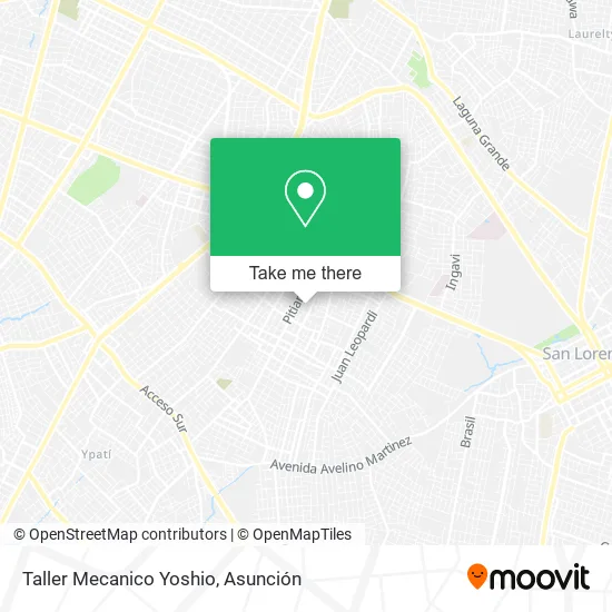 Mapa de Taller Mecanico Yoshio