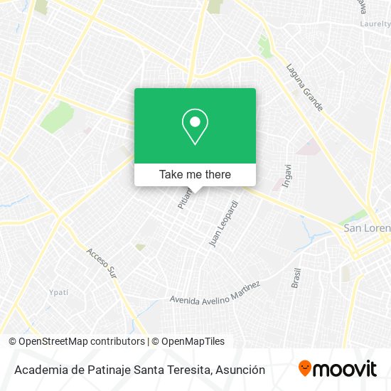 Academia de Patinaje Santa Teresita map
