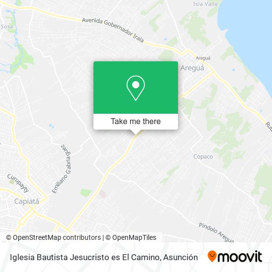Mapa de Iglesia Bautista Jesucristo es El Camino