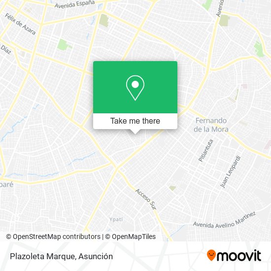 Plazoleta Marque map