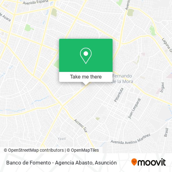 Banco de Fomento - Agencia Abasto map