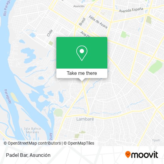 Mapa de Padel Bar