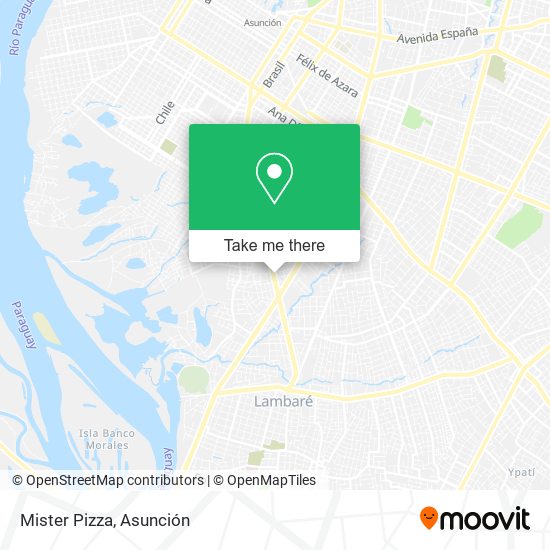 Mapa de Mister Pizza