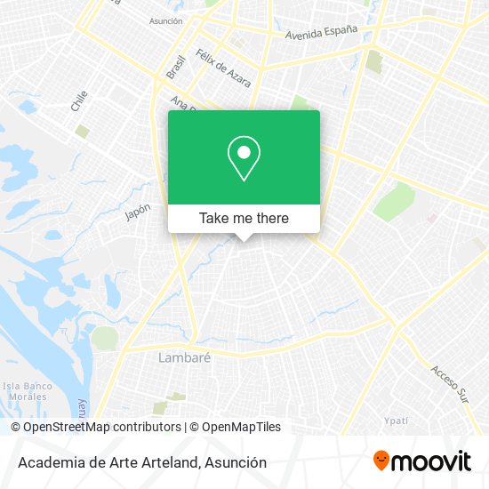 Academia de Arte Arteland map