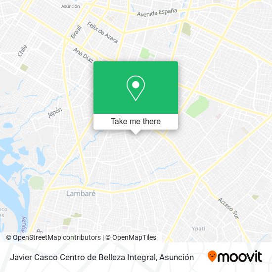 Javier Casco Centro de Belleza Integral map