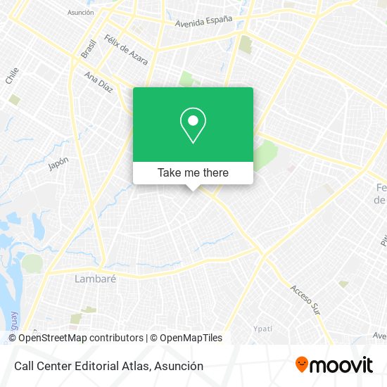 Mapa de Call Center Editorial Atlas