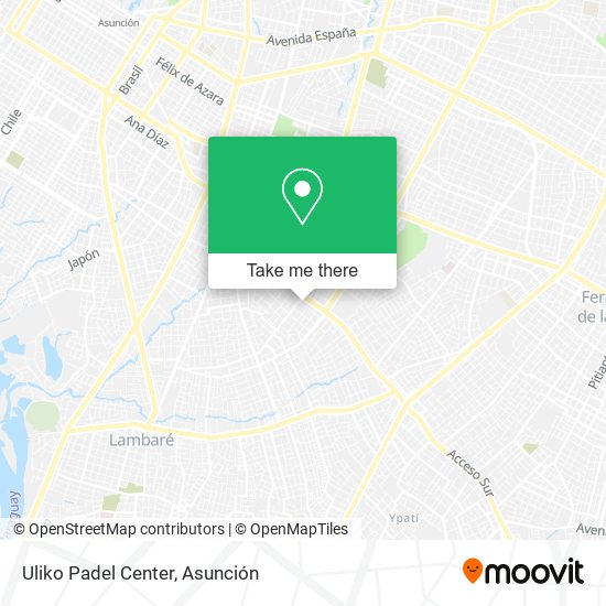 Mapa de Uliko Padel Center