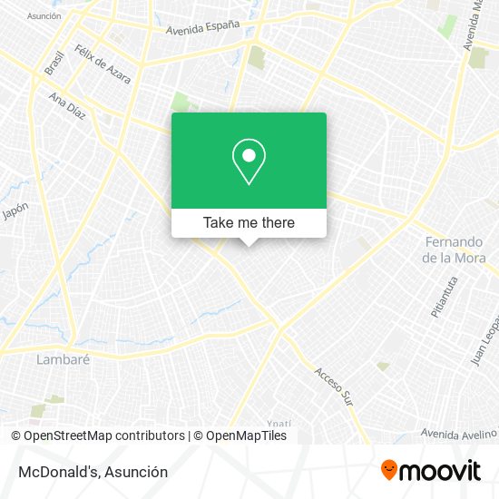 Mapa de McDonald's