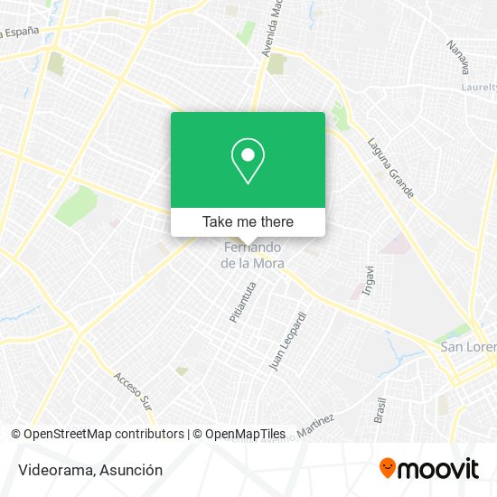 Mapa de Videorama
