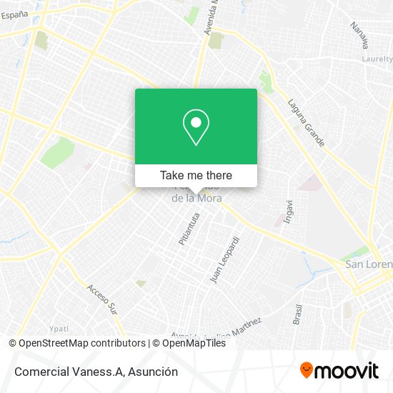 Comercial Vaness.A map