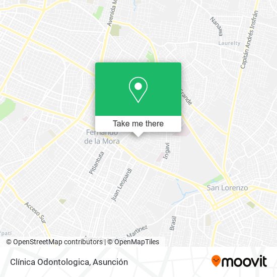 Mapa de Clínica Odontologica
