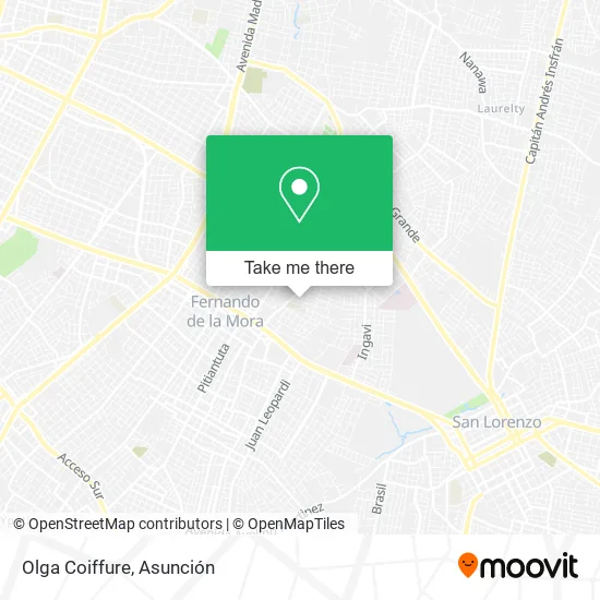 Olga Coiffure map