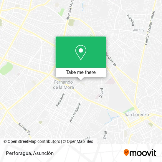 Perforagua map