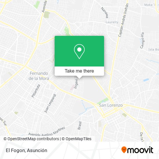 Mapa de El Fogon