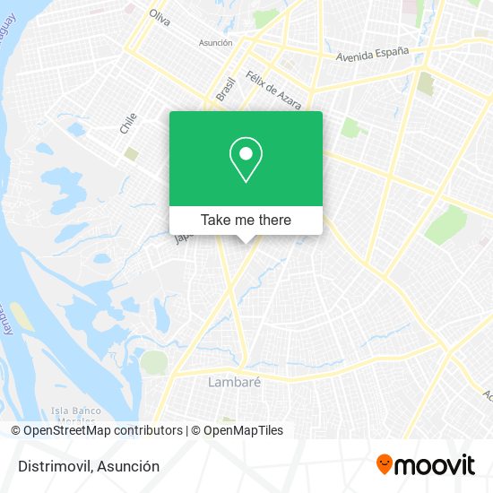Mapa de Distrimovil