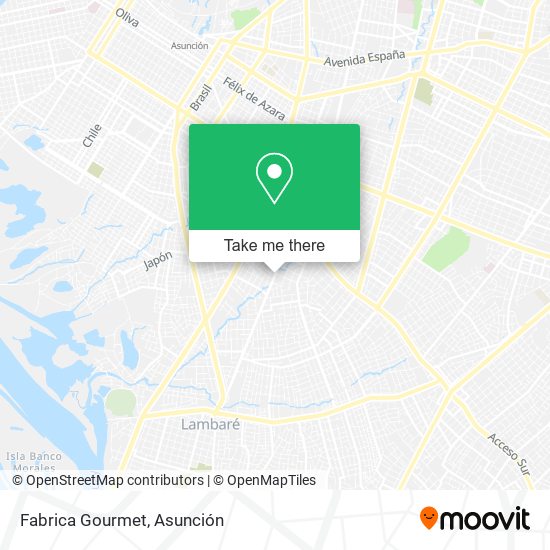 Mapa de Fabrica Gourmet