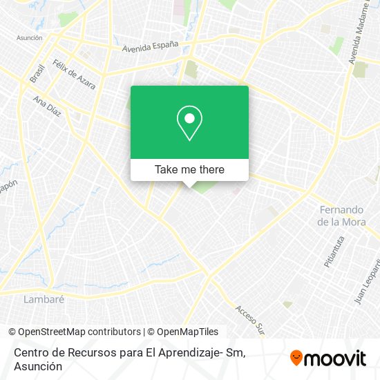 Mapa de Centro de Recursos para El Aprendizaje- Sm